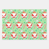 Feuille De Papier Cadeau Tennis Noël cadeau de vacances (Devant)