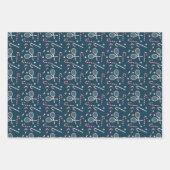 Feuille De Papier Cadeau Tennis Thématique Noël Noël Noël (Devant)