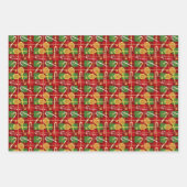 Feuille De Papier Cadeau Tennis Thématique Noël Noël Noël (Devant 3)