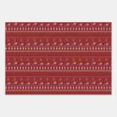 Feuille De Papier Cadeau Tennis Thématique Noël Noël Noël (Devant 2)