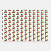 Feuille De Papier Cadeau Terminez avec I Love Strawberry (Devant 2)