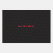 Feuille De Papier Cadeau Terminons ça (Devant 3)