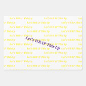 Feuille De Papier Cadeau Terminons ça (Devant 2)