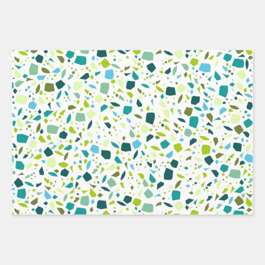 Feuille De Papier Cadeau Terrazzo (Devant 3)