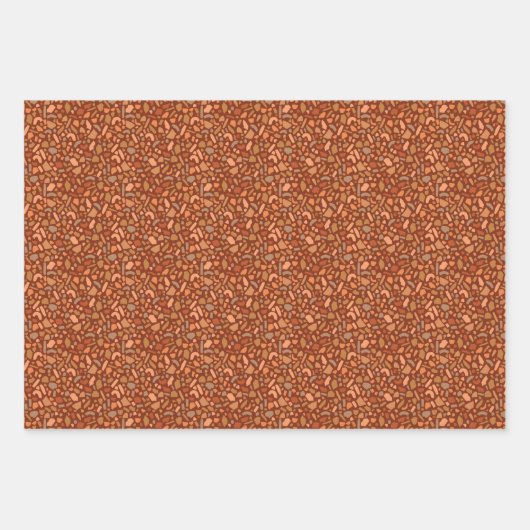 Feuille De Papier Cadeau Terrazzo du désert par Ehpopoki (Devant)