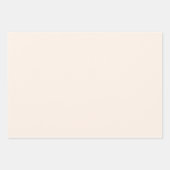 Feuille De Papier Cadeau Terres Chic Tons Sable Crème Mauve Couleur Uni (Devant)