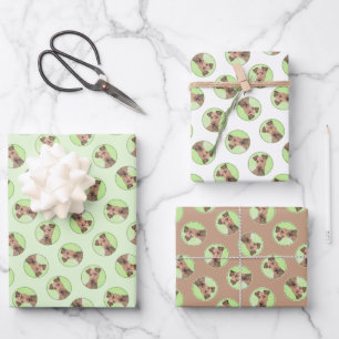 Feuille De Papier Cadeau Terrier irlandais