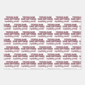 Feuille De Papier Cadeau Texas A&M San Antonio (Devant 2)