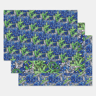 Feuille De Papier Cadeau Texas Bluebonnet Texan Love Flower