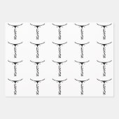 FEUILLE DE PAPIER CADEAU TEXAS FIDE (Devant 2)