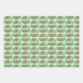 Feuille De Papier Cadeau Texte de l'ingénieur chimique en vol (Devant 3)