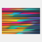 Feuille De Papier Cadeau texture fractale Abstraite (Devant 3)