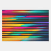 Feuille De Papier Cadeau texture fractale Abstraite (Devant 2)