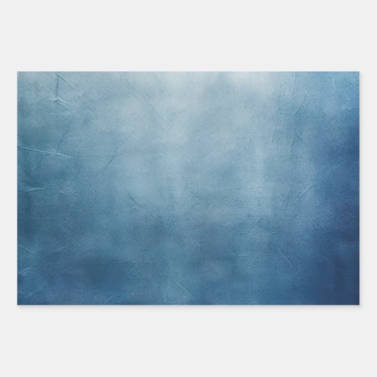 Feuille De Papier Cadeau Texture gris bleu (Devant)