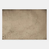 Feuille De Papier Cadeau Texture Grunge Rustic Old Sepia Scratches (Devant)