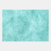 Feuille De Papier Cadeau Texture verte de la Monnaie Bleue (Devant 3)