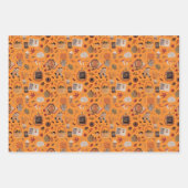 Feuille De Papier Cadeau Thanksgiving & Fall Wrapper Paper 3 Fausses feuill (Devant 2)
