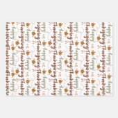 Feuille De Papier Cadeau Thanksgiving Gift Wrap – Celebrate in Style (Devant 3)