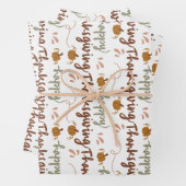 Feuille De Papier Cadeau Thanksgiving Gift Wrap – Celebrate in Style (En situation)
