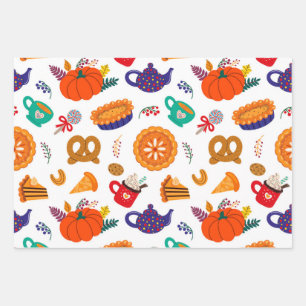 Feuille De Papier Cadeau Thanksgiving Meme Remerciez Pour Tout