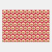 Feuille De Papier Cadeau Thanksgiving Turquie (Devant 2)