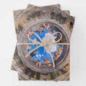 Feuille De Papier Cadeau The Bridal Chamber, Ceiling by Andrea Mantegna (En situation)
