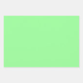 Feuille De Papier Cadeau Thé clair vert Tons 3 Tons (Devant 2)