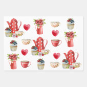 Feuille De Papier Cadeau Thé de l'après-midi (Devant 3)