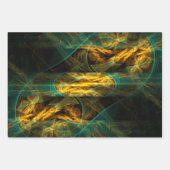 Feuille De Papier Cadeau The Eye of the Jungle Abstract (Devant 2)