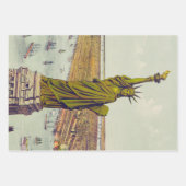 Feuille De Papier Cadeau The Great Bartholdi Statue, Statue of Liberty (Devant)