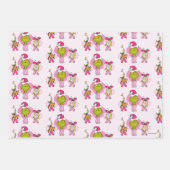 Feuille De Papier Cadeau The Grinch Crew in Pink Valentine's Portrait (Devant 3)