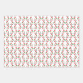 Feuille De Papier Cadeau Thé Rose Cute Motif Floral Feminine Sweet (Devant 3)