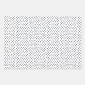 Feuille De Papier Cadeau The Wrapping Paper Sheets — Blue Dots Pattern (Devant 3)