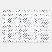 Feuille De Papier Cadeau The Wrapping Paper Sheets — Blue Dots Pattern (Devant)