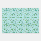 Feuille De Papier Cadeau Thème Alien mignon (Devant 2)