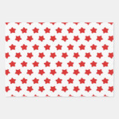 Feuille De Papier Cadeau Thème Americana, rouge, blanc et bleu (Devant 3)