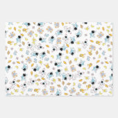 Feuille De Papier Cadeau Thème astronaute dans l'espace (Devant)