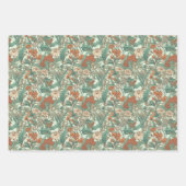 Feuille De Papier Cadeau Thème botanique (Devant)