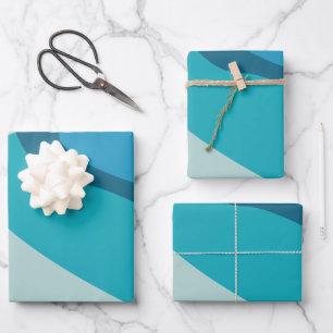 Feuille De Papier Cadeau Thème de fête plage