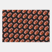 Feuille De Papier Cadeau Thème de football américain (Devant 3)
