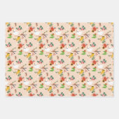 Feuille De Papier Cadeau Thème de jardin d'une oie sotte (Devant 3)