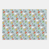 Feuille De Papier Cadeau Thème de jardin d'une oie sotte (Devant)