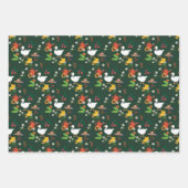 Feuille De Papier Cadeau Thème de jardin d'une oie sotte (Devant 2)