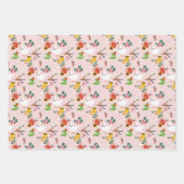 Feuille De Papier Cadeau Thème de jardin d'une oie sotte (Devant)