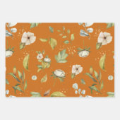 Feuille De Papier Cadeau Thème de la récolte d'automne (Devant 2)