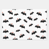 Feuille De Papier Cadeau Thème de mélange de Noël Halloween (Devant)