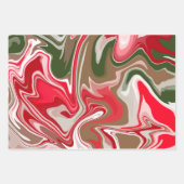 Feuille De Papier Cadeau Thème de Noël : Le mélange du bonheur (Devant 3)