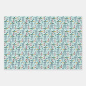 Feuille De Papier Cadeau Thème de pêche (Devant 3)