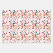 Feuille De Papier Cadeau Thème Noël (Devant)