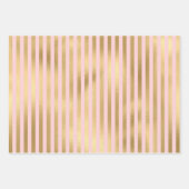 Feuille De Papier Cadeau Thème Paris rose et or (Devant)